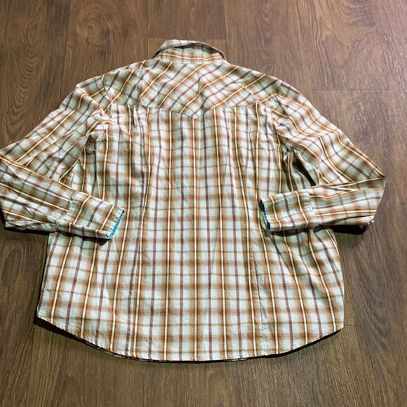 Roper wear the west cowgirl long sleeve shirt. Western ranch top coastal - Picture 7 of 10